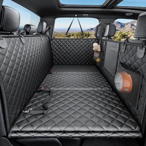2.0 Truck Hard Bottom Back Seat cover for Large Dogs, XL, Black