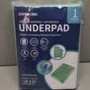 Improvia Positioning Bed Pad, with 8 Reinforced Handles, Quick-Drying, Washable, Waterproof, for Lifting, Turning, Transfering, Elderly and Incontinence Patients (Green, 34" x 52" - Pack of 1)