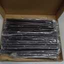 Shoe Rack 4 Tier Long Storage Organizer Wide Metal Shoe Shelf for Closet Entryway Brown