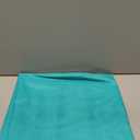 OWENIE Sheer Aqua Curtains for Bedroom Living Room 63 Inch Length 2 Panels Set, Modern Soft Solid Light Filtering Sheer Curtains for Dining Room, Rod Pocket Window Treatments, Aqua, 42" Wx63 L