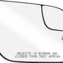 Passenger Right Side Mirror Glass Replacement Compatible with 2011-2019 Ford Explorer, Heated with Convex Blind Spot Auxiliary Glass, Non-BSD, Replaces OE BB5Z-17K707-A BB5Z-17K707-B