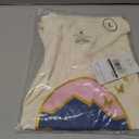 Spyder Women's Simple Sunset Graphic Short Sleeve Tee T-Shirt (Beige, L)