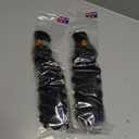 200G 18 Inch Boho Hair for Braiding Deep Wave Bulk Braiding Hair for Boho Braids No Weft Curly Bundles Wet and Wavy Braiding Hair Extensions 2 Bundle Water Wave, Nature Black