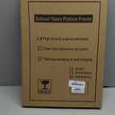 School Years Picture Frame Pre K to 12 White Graduation Gift Collage Frame with Stand Easel, Displays One 4x6 and Twelve 2x3 Wallet Photos