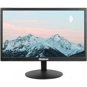 SKitphrati 20" PC Monitor 1600x900 75Hz 5MS HDMI Monitor LED Viewing Angle 95 (Horizontal) with HDMI VGA Input, 76% sRGB, VESA Wall Mount, TN Panel, Black