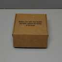 Estmoon 1 Pack Passage Door Handle Matte Black Door Lever, Interior Door Knob Square Heavy Duty Non-Locking Handlesets Hall Closet Handle, Reversible for Right & Left Sided Doors