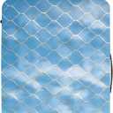 FOREVER QUEEN Blue Luggage Cover Suitcase Protector Suitcase Cover Anti-Scratch,Stretchable Bag Cover Washable Durable Polyester