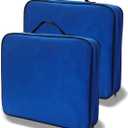 Stadium Cushions, Waterproof Outdoor bleacher seat Cushion, Kayak Canoe seat,Camping seat Cushion for Any Sports Events use (2 Piece, Blue)