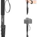 NEEWER 61"/155cm Camera Monopod Stand, Aluminum Alloy Portable Travel Video Monopod Pole with 1/4" 3/8" Screw Adapter for DSLRs Camcorder, Professional Photography Accessories, Max Load 17.6lb, TP41