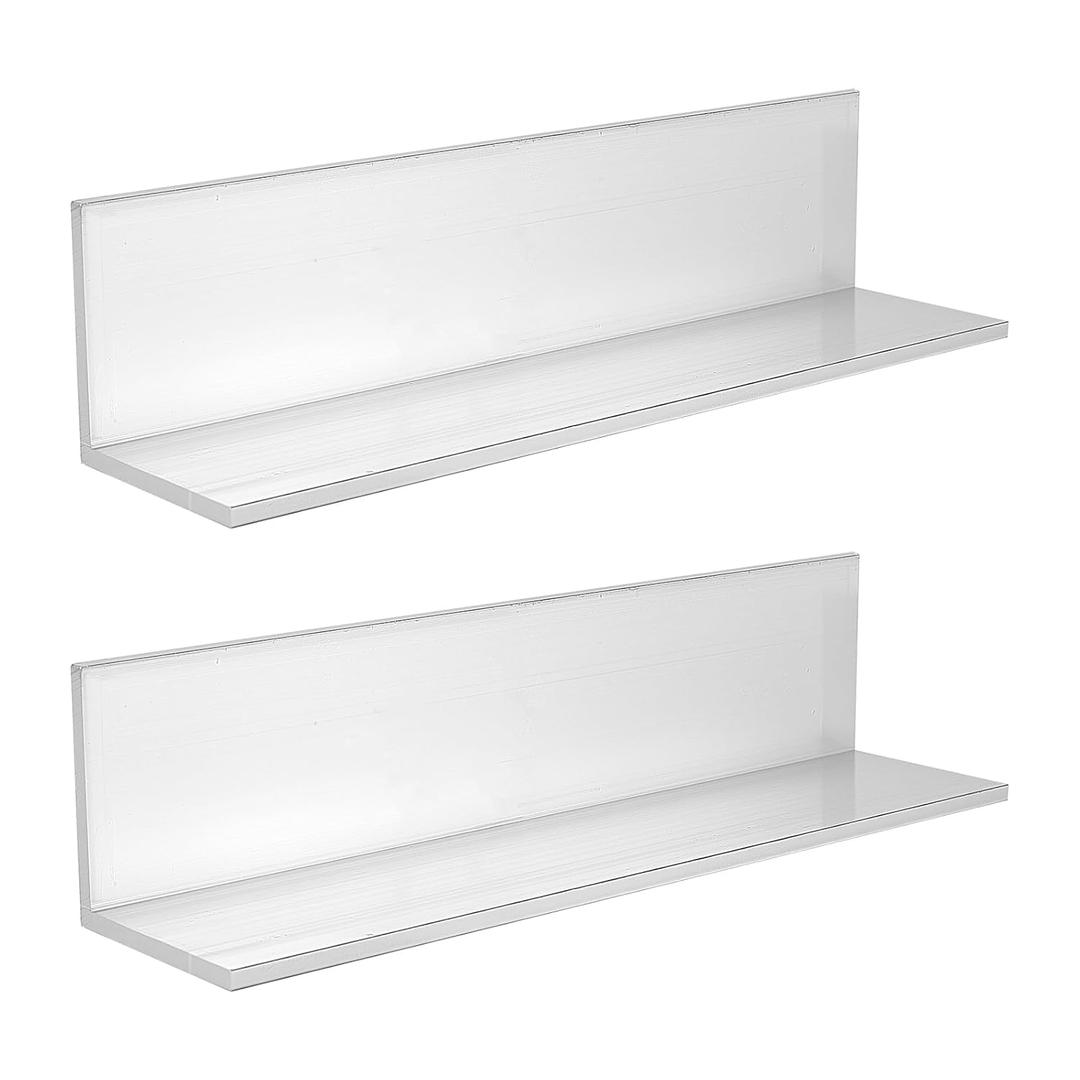 2 PCS 3.15x3.15x0.24 Inch Aluminum Angle Stock, 6061 Aluminum Angle for DIY Projects, Construction, Repair and Structural Solutions