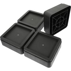4pcs Furniture Risers Table Risers Desk Table Lifts for Home Adjustable Legs