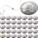 Egg Fishing Sinker Weights Kit Egg Weights Rig Drop Bass Casting Fishing Sinkers Saltwater Freshwater Gear Tackle 3 oz