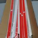 Pre-Cut Peel and Stick Wall Molding Kit Wainscoting Trim- Self Adhesive Premade Accent Panel Chair Rail for Interior Moulding Home Decor Accent Wall Set of 6 pcs - 3 Top 3 Bottom, Ready to Assemble, x2 +
