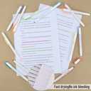 2 x EooUooIP Dual-Tip Highlighter Set, 12 Pack, Pastel Highlighter Assorted Colors, Chisel and Fine Tips Bible Highlighters, No Bleed Highlighters Markers for Bible Journals Planners Books Notes (Double Line-Style)