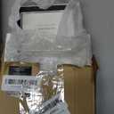 Isaac Jacobs 5x7 Black Leather with Silver Metal (Vertical & Horizontal) Picture Frame, Shagreen Border w/Black Fabric Easel, Wall-Mountable, Made For Tabletop, Photo Gallery (5x7, Black W/Silver)