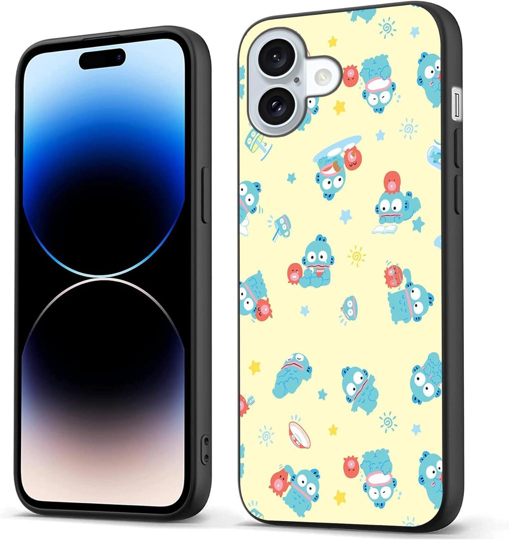 Compatible for iPhone 17 Case, Shock Absorption Slim Soft TPU Shockproof Protection Case(Hangyodon-1)