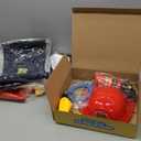 Toddler Dress Up Clothes, Kids Role Play Costumes 4 In 1 Set-Police Doctor Fireman Engineer for Kids Boys and Girls 3-8, Career Dress Up Pretend Play Toys, Birthday Halloween Christmas Gifts