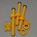 Extra Long Gas Can Spout Replacement, Our gas can nozzle is 11.2in long, (3 in longer than standard nozzles). Gas can nozzle (3 kit-Yellow) for 1/2/5/10 gal oil cans. Replacement gas can spout, Yellow