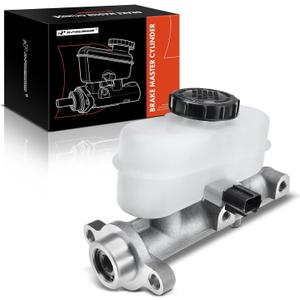 A-Premium Brake Master Cylinder with Reservoir and Sensor Compatible with Ford Vehicles - Mustang 1999-2003 3.8L, Mustang 2004 3.8L 3.9L, Power Brakes, with Traction Control - Replaces# F9ZZ2140DA