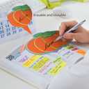 Zonon 80 Pieces Pumpkin Cutouts Classroom Decoration Pumpkin Cutouts with Glue Points for Bulletin Board Classroom School Fall Theme Thanksgiving Party, 5.9 x 5.9 Inch