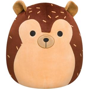 Squishmallows Original 14-Inch Hans Brown Hedgehog - Large Ultrasoft Official Jazwares Plush