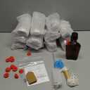 12 Set Swing Top Glass Flask Homemade Vanilla Extract Bottles with Stoppers Stickers Jar Brush Funnel Rope Labels Bottle for Holiday DIY Crafts Christmas Wedding Gifts(Amber,5oz)