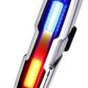Hapivida Bike Tail Light, USB Rechargeable Rear Bike Light Safety Warning Cycling Light with 5 Modes for Night Riding
