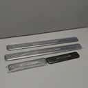 4Pcs Carbon Fiber Car Door Sill Protectors Door Entry Guard Compatible with Toyota Tacoma 4Runner Tundra Rav4 Highlander Sequoia Door Sill Protector Car Accessories -Gray2