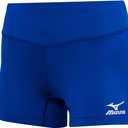 Mizuno Girls' Youth Victory 3.5" Inseam Volleyball Shorts (Medium, Royal)