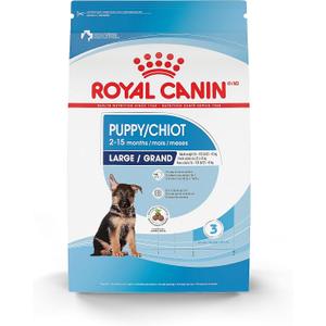Royal Canin Size Health Nutrition Large Puppy Dry Dog Food, 30 lb Bag (EXP 07/13/26)