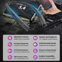 Gardway Neckband Bluetooth Headphones Speaker 2 in 1Wireless Wearable Speaker with Retractable Earbuds, 3D Stereo Sound, Portable Speaker and Headset for Home, Office and Outdoors (BlackPro)