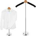 1 Pack AdjustableT Shirt Display Flexible Shoulder StandPortable T Shirt Display Stand for Clothing Garment Coat Retail VendorShirt RackMetal Clothing Display Rack,17.3 x 31.3 Inch