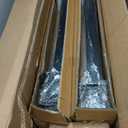 CKE 15-20ft Complete Set 36" Cable Railing Post Kit, 4Pack Adjustable Top Level Drilled Line Posts(35"x2"x2"), 250ft 1/8" Wire Rope, Black Swageless Invisible Cable Railing Kit (No Handrail) LPS01