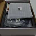 Rainfall Shower System Matte Black with High Pressure 8 inch Shower Head Hand Held Square Shower Head Bathroom Luxury Rain Mixer Shower Complete Combo Set Wall Mounted (Black)