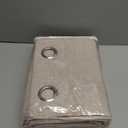 MIULEE 100% Blackout Linen Textured Curtains for Bedroom Solid Thermal Insulated Natural Beige Grommet Room Darkening Curtains & Drapes Luxury Decor for Living Room Nursery 52 x 96 Inch (2 Panels)