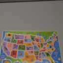 Montessori Mama USA Map Wooden Puzzle, Puzzles for Kids Ages 4-6 Educational Toys for 4 Year Old Kids Puzzles Ages 5-8 Landmarks, Animals, Capitols and States