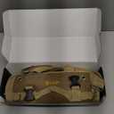 Tool Bag Roll Up, UUP Heavy Duty Rolled Empty Tool Storage Organization, Portable Foldable Rollup Organizer with 2 Small Pouches, Rollable Carrying Toolbag, Dad Men Mechanic Birthday Gifts, Khaki