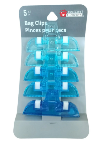 Brite Concepts, Multi-Clips, Plastic, Assorted Bright colors, 5-Count