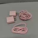 iPhone 17 16 15 Charger Fast Charging,2Pack 20W Apple iPad USB C Wall Chrager Block with 6FT USB C to C Cable for iPhone 17/Pro/Pro Max/17 Air/ 16/16 Pro/16 Pro Max/15/Plus/Pro/Pro Max (Pink)