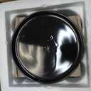 vensovo 7 Inch Black Ceramic Plant Saucer Pots Tray -4 Pcs Round Planter Saucers for Indoor & Outdoor Plants, Large Trays Perfect for 5 Inch 6Inch Flower Pot