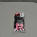 Ayesha Mouse Ears Hair Clips Mouse Ears for Girls Sequin Mouse Bows Barrettes Mice Ears Polka Dot Bows Mouse Hair Accessories for Kids Costume Party 4PCS