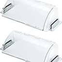 Air Vent Deflectors Adjustable Magnetic Heat and Vent Cover,9" to 15"Inches-Heavy Duty Unbreakable Plastic with Magnet Secure Design for Vent Covers for Home FloorSidewalCeiling Registers,2 Pack