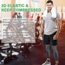 Beister Full Leg Sleeve, Knee Braces for Knee Pain Women & Men, Knee Compression Sleeves, Knee Support for Meniscus Tear, ACL, Arthritis, Joint Pain Relief,Sport (Pair) Medium