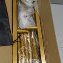 7.2FT Arch Backdrop Stand for Parties, Metal Balloon Arch kit Stand, Gold Wedding Arch Stand Frame for Gender Reveal Ceremony Birthday Anniversary Bridal Graduation Party Event Decoration