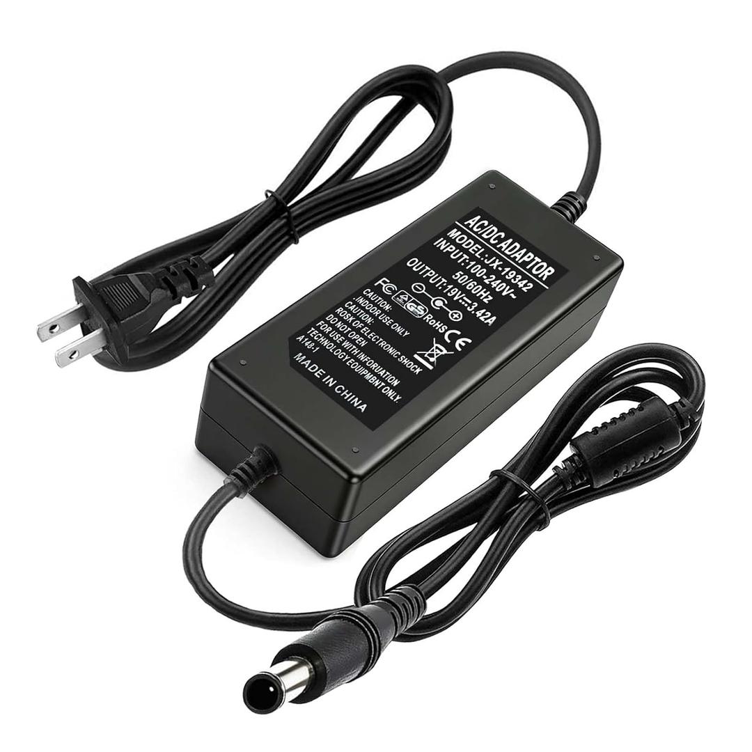 Replacement for LG Monitor Power Supply 19V 3.42A AC Adapter for LG 34" 32" 29" 27" 24" 23" 22" 20" 19" LCD LED HD TV Monitor and ADS-25FSG-19 19V DC 6.5 * 4.4mm Power Cord Cable