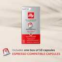 Illy Espresso Compatible Capsules - Single-Serve Coffee Capsules & Pods - Classico Roast - Notes Of Caramel, Orange Blossom & Jasmine Coffee Pods - For Nespresso Coffee Machines 10 Count (EXP 08/05/26)