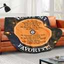 GEEMBI Christmas Anniversary Wedding Gifts for Couple - Vinyl Records Fleece Throw Blanket 60 in - Christmas Birthday Gifts for Women Men, Couple Gifts for Him Her Girlfriend Boyfriend Husband Wife (Multicolor - My Favorite)