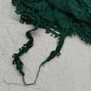 Eomenie Women's Contrast Lace Bathing Suit Cover Up V-Neck Swimsuit Coverups Loose Swimwear Beach Dress Beachwear (Dark Green), XL
