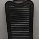 Amazon Basics Pre-Seasoned Cast Iron Reversible Rectangular Grill/Griddle, Black, 20 x 10.63 x 0.98 inch