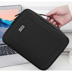 AKOZLIN Padded 4pcs/set Double Layer Travel Organizer Office Cord Cable Electronics Accessories Bag Electrical Cord Management Case Black
AKOZLIN Bag